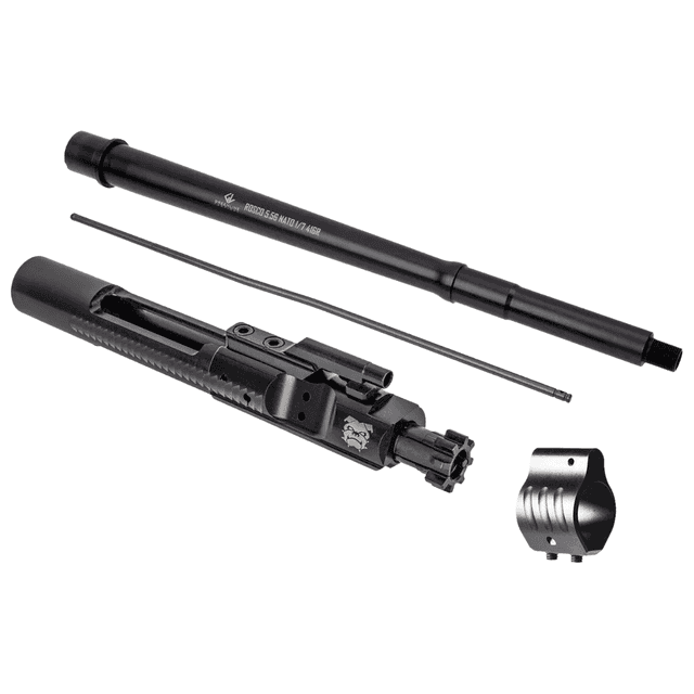 Rosco Manufacturing K9 Sauce Pack, 11.5” 416R Stainless Steel Barrel Bloodline BCG Bloodline Gas Block(Non-Adjustable) K9 Patrol Length Gas Tube - SP-K9-115-556-BCG-GTS Rosco Manufacturing K9 Sauce Pack, 11.5” 416R Stainless Steel Barrel Bloodline BCG Bloodline Gas Block(Non-Adjustable) K9 Patrol Length Gas Tube - SP-K9-115-556-BCG-GTS