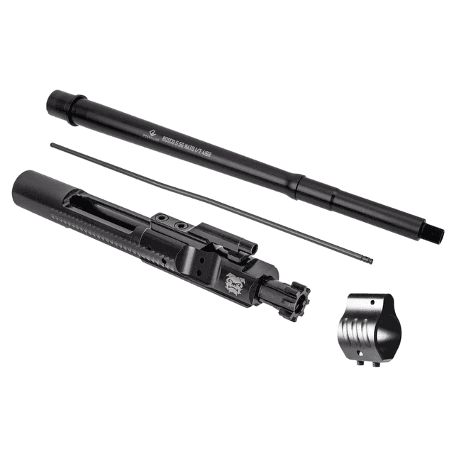 Rosco Manufacturing K9 Sauce Pack, 16" 416R Stainless Steel Barrel Bloodline BCG Bloodline Gas Block (Non-Adjustable) Intermediate Length Gas Tube - SP-K9-16-556-BCG-GTI Rosco Manufacturing K9 Sauce Pack, 16" 416R Stainless Steel Barrel Bloodline BCG Bloodline Gas Block (Non-Adjustable) Intermediate Length Gas Tube - SP-K9-16-556-BCG-GTI