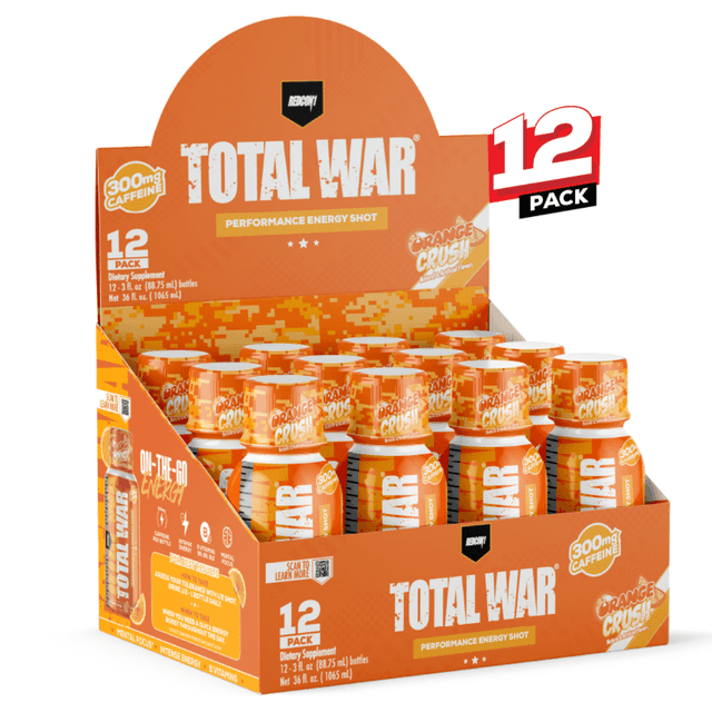 Redcon1 Total War Energy Shots, Orange Crush 3 oz 12 Pack - RC1TWSOC Redcon1 Total War Energy Shots, Orange Crush 3 oz 12 Pack - RC1TWSOC