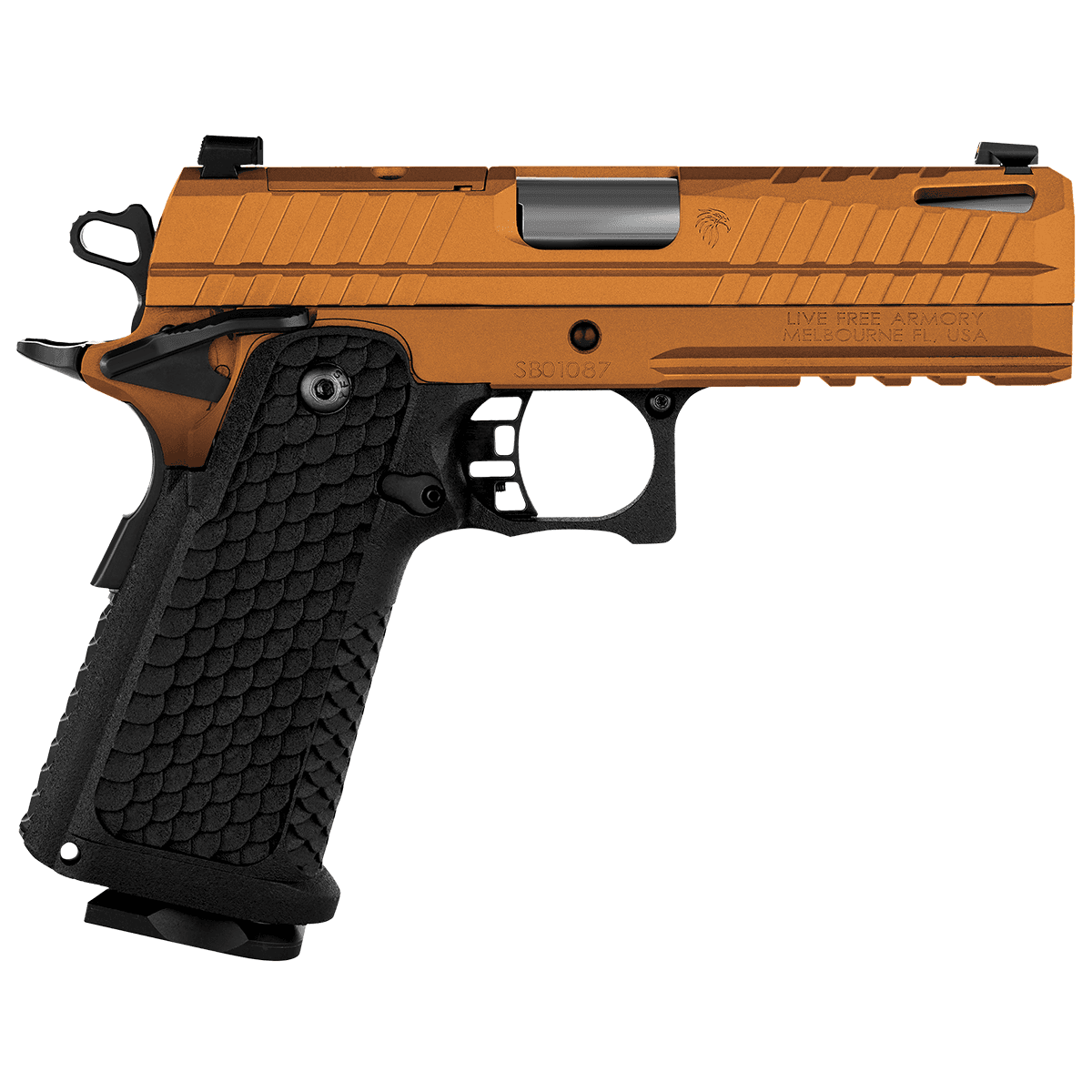 Live Free Armory LFAPC01304IC Apollo 11 Compact 9mm Luger 17+1 4.15" Stainless Match Grade Pistol Live Free Armory LFAPC01304IC Apollo 11 Compact 9mm Luger 17+1 4.15" Stainless Match Grade Pistol