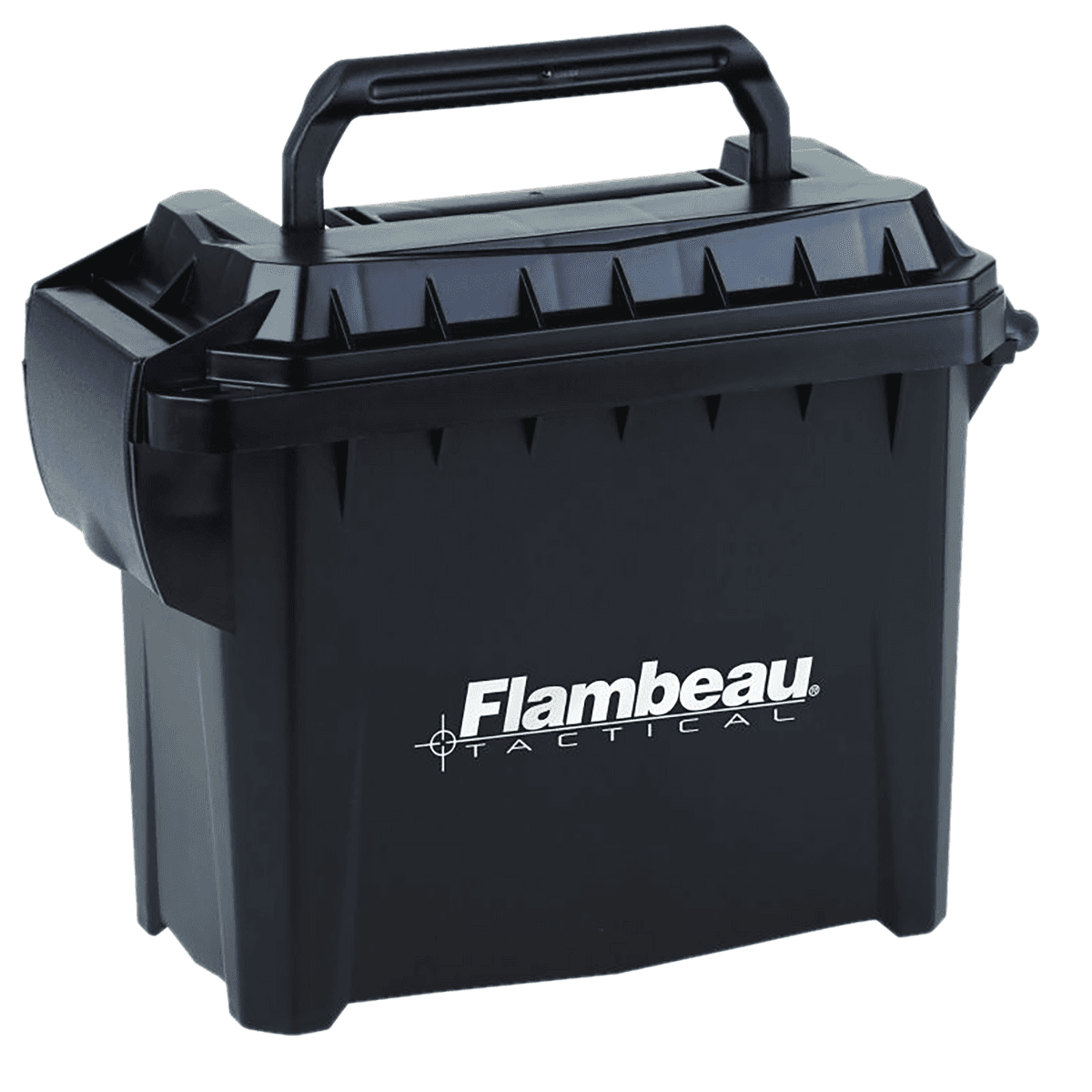 Flambeau Mini Ammo Can, Black Polymer Weatherproof 13" x 8" x 14" 45 ACP/9mm - 5415MC Flambeau Mini Ammo Can, Black Polymer Weatherproof 13" x 8" x 14" 45 ACP/9mm - 5415MC