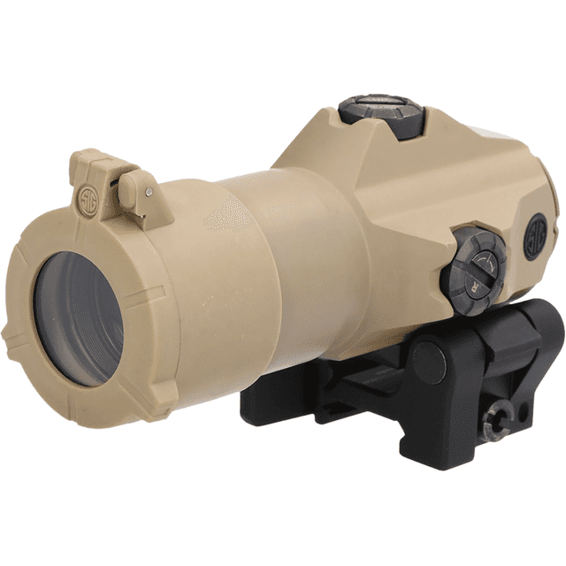 Sig Sauer Electro-Optics SOJ41002 Juliet4 Magnifier Flat Dark Earth 4x 24mm Sig Sauer Electro-Optics SOJ41002 Juliet4 Magnifier Flat Dark Earth 4x 24mm