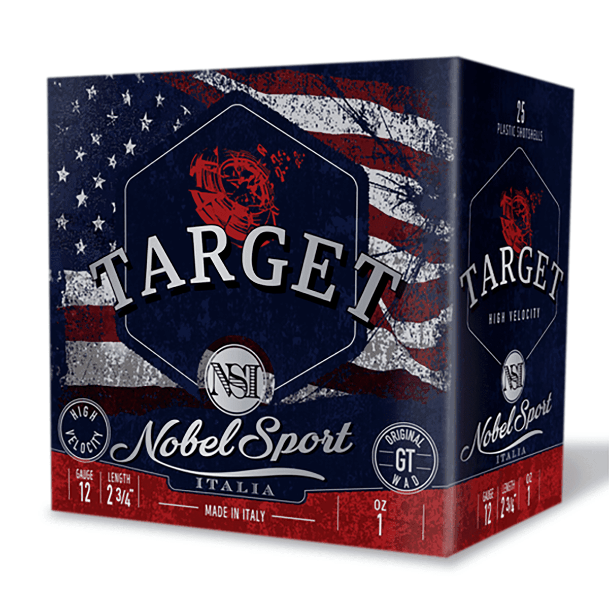 Nobel/eurosports Llc ANS121FSC75 Target 12 Gauge 2.75" 1oz 7.5 Shot 25 Per Box Nobel/eurosports Llc ANS121FSC75 Target 12 Gauge 2.75" 1oz 7.5 Shot 25 Per Box