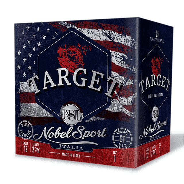 Nobel/eurosports Llc ANS121FSC75 Target 12 Gauge 2.75" 1oz 7.5 Shot 25 Per Box Nobel/eurosports Llc ANS121FSC75 Target 12 Gauge 2.75" 1oz 7.5 Shot 25 Per Box