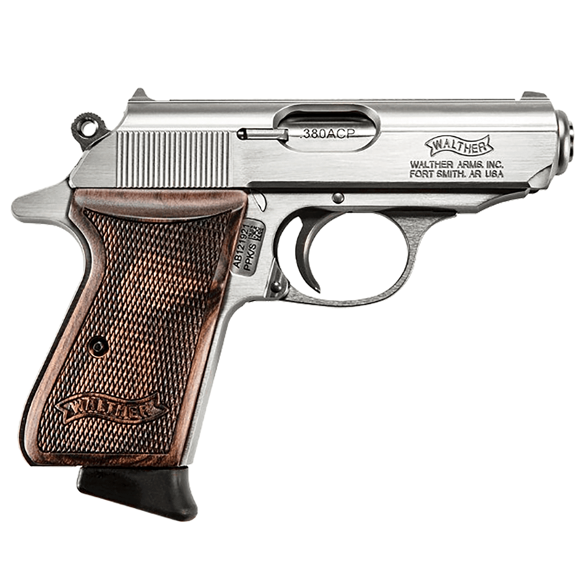 Walther Arms 4796004WG PPK/S Carry Frame 380 ACP 7+1 3.30" Stainless Steel Pistol Walther Arms 4796004WG PPK/S Carry Frame 380 ACP 7+1 3.30" Stainless Steel Pistol