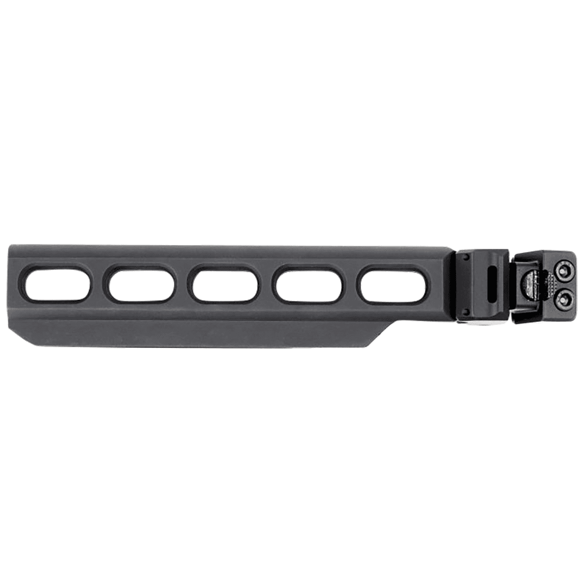 Samson B.R.E. (Bufferless Receiver Extension), 6.36" Length Black Anodized Aluminum with Folding Picatinny Adapter for Rifle - 040614301 Samson B.R.E. (Bufferless Receiver Extension), 6.36" Length Black Anodized Aluminum with Folding Picatinny Adapter for Rifle - 040614301