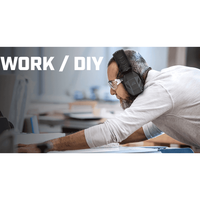 Axil LLC MX Electronic Earmuffs, Black 23 dB Over the Head - MXELEE Axil LLC MX Electronic Earmuffs, Black 23 dB Over the Head - MXELEE