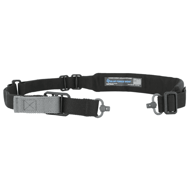 Blue Force Gear Vickers Push Button Padded Sling, Black Cordura 1.25" Webbing Rifle - VCASPB200AABK Blue Force Gear Vickers Push Button Padded Sling, Black Cordura 1.25" Webbing Rifle - VCASPB200AABK