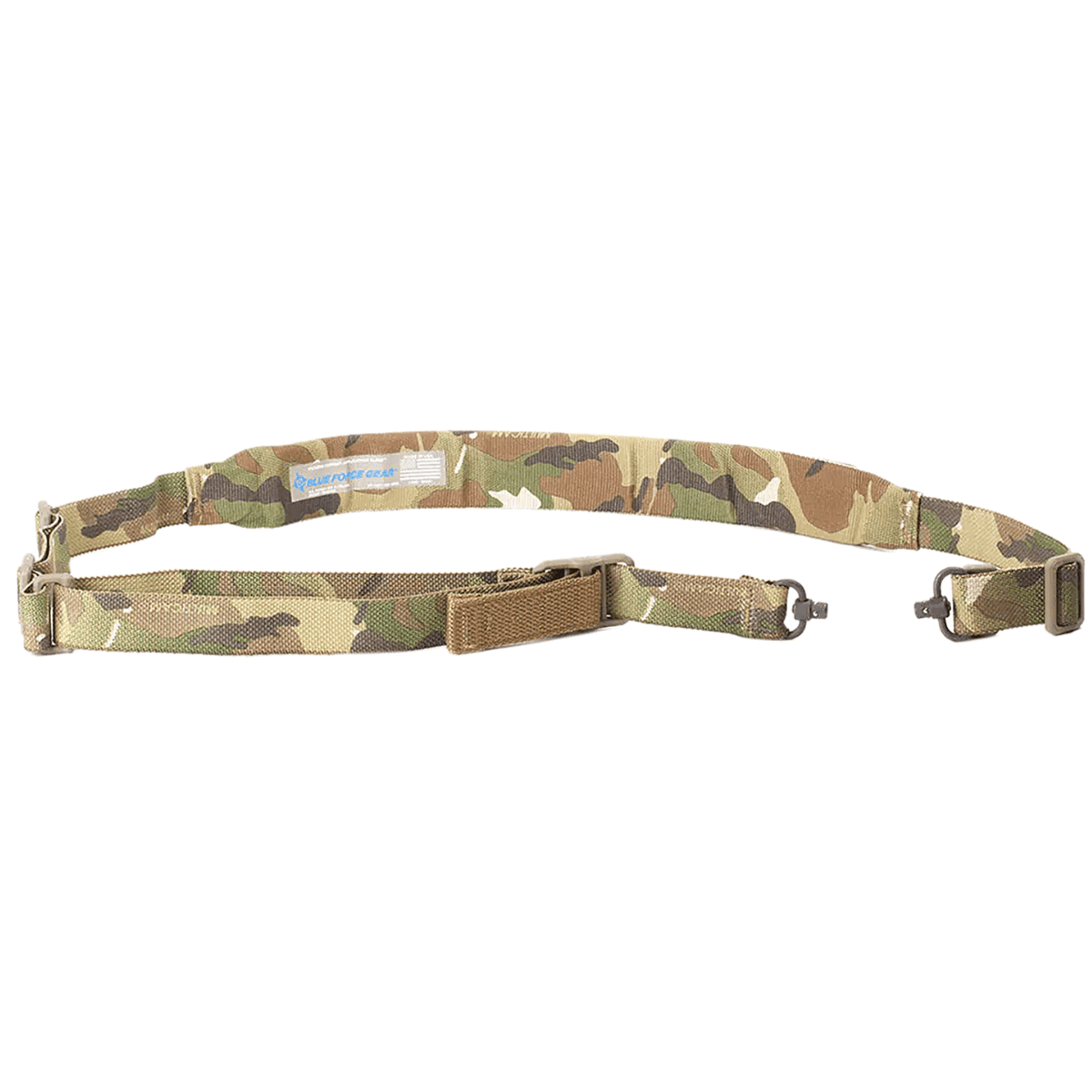 Blue Force Gear Vickers 221 Sling, MultiCam Cordura Padded 57"-67" OAL for Rifle - VCAS2TO1PB200AAMC Blue Force Gear Vickers 221 Sling, MultiCam Cordura Padded 57"-67" OAL for Rifle - VCAS2TO1PB200AAMC