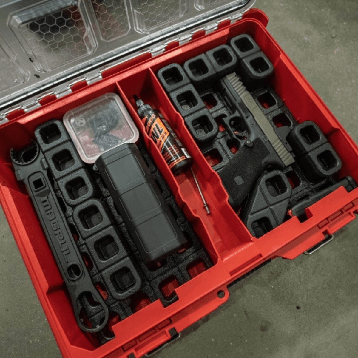 Magpul DAKA Grid Organizer, Black Polypropylene 13.25'' x 9.75'' x 1'' Fits Rifle - MAG1500-BLK Magpul DAKA Grid Organizer, Black Polypropylene 13.25'' x 9.75'' x 1'' Fits Rifle - MAG1500-BLK