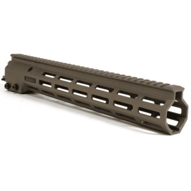 Geissele Automatics MK16 Super Modular Rail, 13.50" M-LOK Desert Dirt Aluminum for AR Platform Barrel Nut Included - 05650S Geissele Automatics MK16 Super Modular Rail, 13.50" M-LOK Desert Dirt Aluminum for AR Platform Barrel Nut Included - 05650S