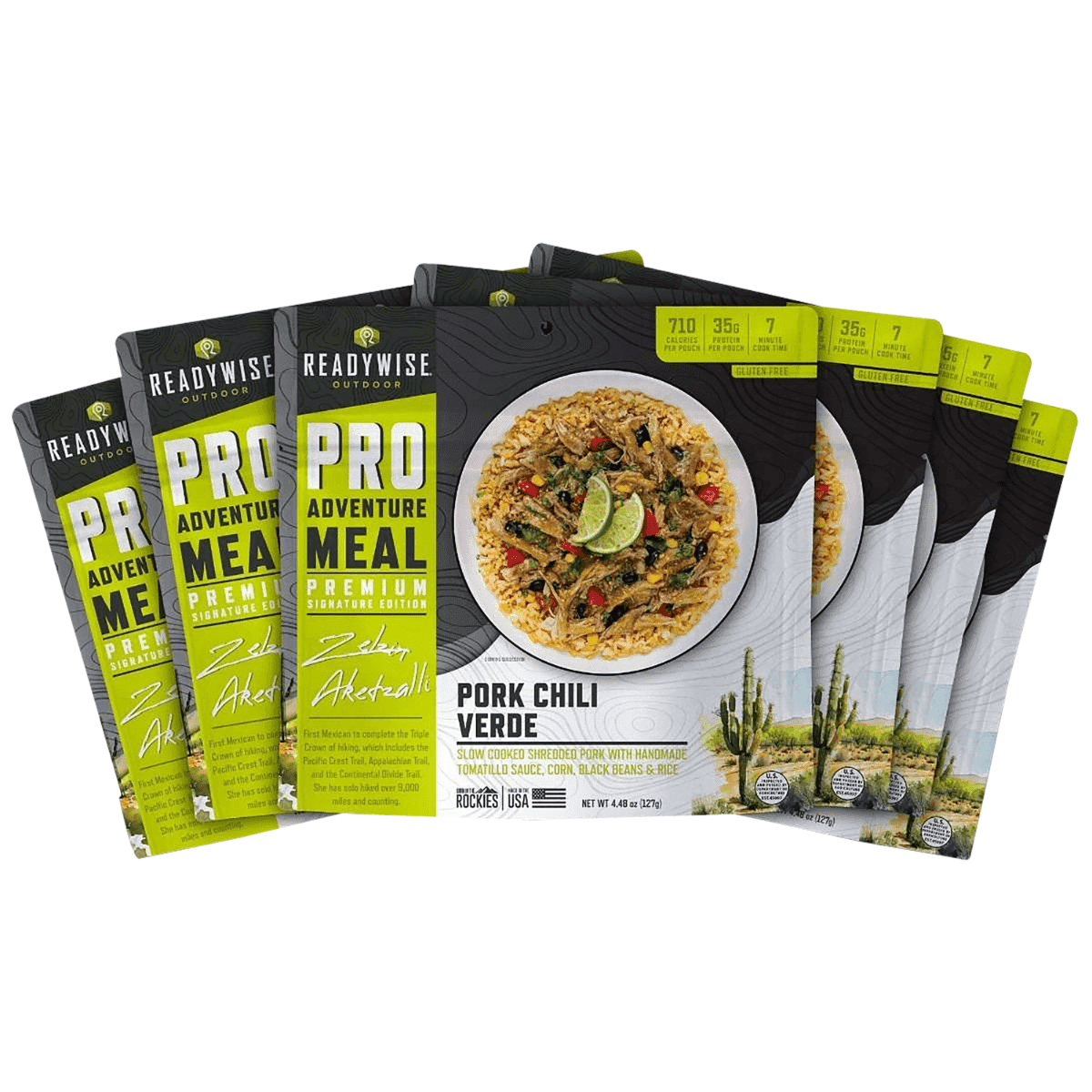ReadyWise Pork Chili Verde Outdoor Food Kit, 2 Servings Per Pouch 6 Per Case - RW05191 ReadyWise Pork Chili Verde Outdoor Food Kit, 2 Servings Per Pouch 6 Per Case - RW05191