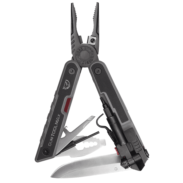 Real Avid AVGTMAX Gun Tool Max Black 3.25" 440 Stainless-Steel Plain G10 Black Handle Real Avid AVGTMAX Gun Tool Max Black 3.25" 440 Stainless-Steel Plain G10 Black Handle