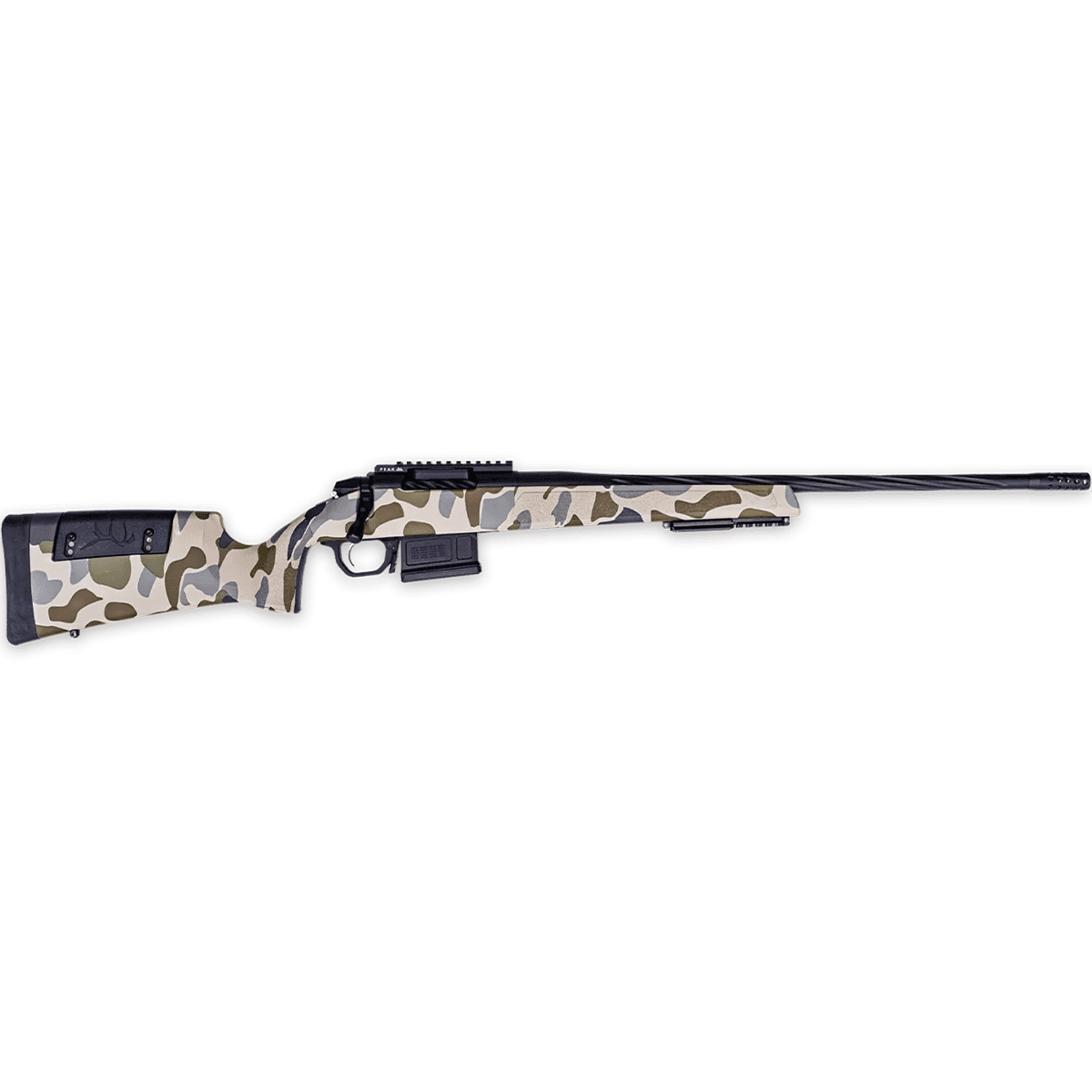 Weatherby 307 Hush 7mm PRC 5+1 20" Graphite Black Cerakote Fluted Threaded Barrel Rifle Weatherby 307 Hush 7mm PRC 5+1 20" Graphite Black Cerakote Fluted Threaded Barrel Rifle