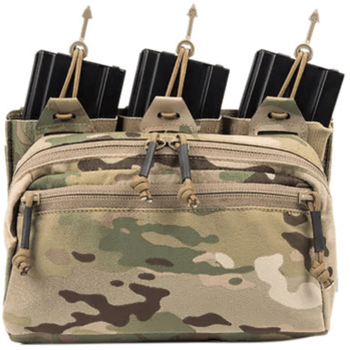 Blue Force Gear Low Profile General Purpose Pouch, Multi-Cam Elastic Ambidextrous 2 Compartments Zipper Closure - HWUPZ06MC Blue Force Gear Low Profile General Purpose Pouch, Multi-Cam Elastic Ambidextrous 2 Compartments Zipper Closure - HWUPZ06MC