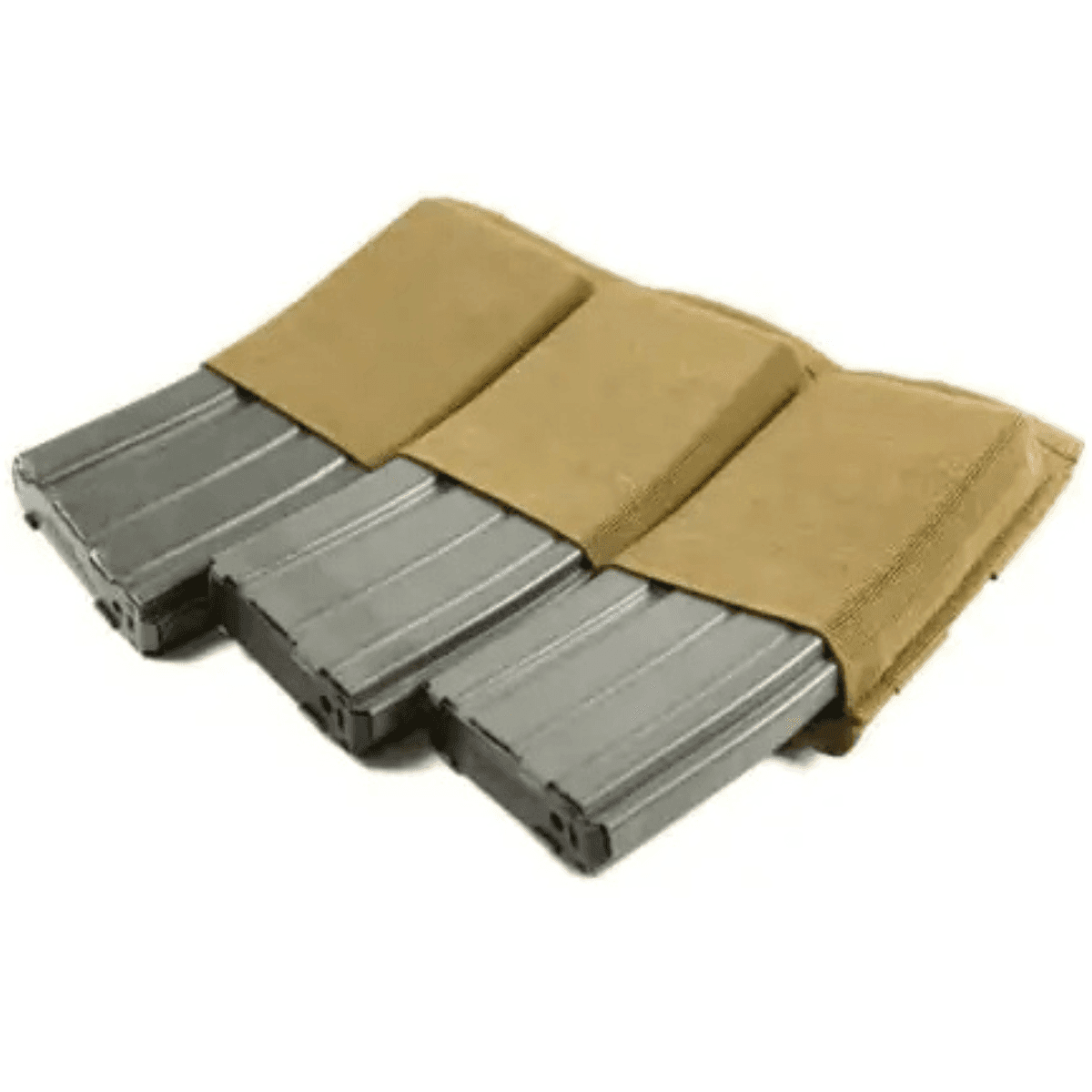 Blue Force Gear Ten-Speed Triple Mag Pouch, Coyote Brown Cordura 3 Compartments Fits AR/M4 Mags or M16 mags (Polymer or Metal) - HWTSPM43CB Blue Force Gear Ten-Speed Triple Mag Pouch, Coyote Brown Cordura 3 Compartments Fits AR/M4 Mags or M16 mags (Polymer or Metal) - HWTSPM43CB