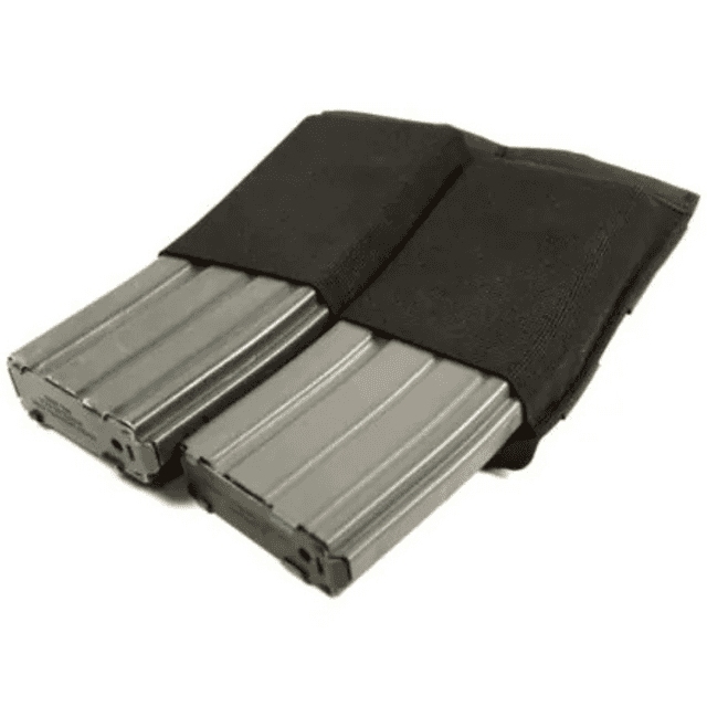Blue Force Gear Ten-Speed Double Mag Pouch, Black Cordura 2 Compartments Fits AR/M4 Mags or M16 mags (Polymer or Metal) - HWTSPM42BK Blue Force Gear Ten-Speed Double Mag Pouch, Black Cordura 2 Compartments Fits AR/M4 Mags or M16 mags (Polymer or Metal) - HWTSPM42BK