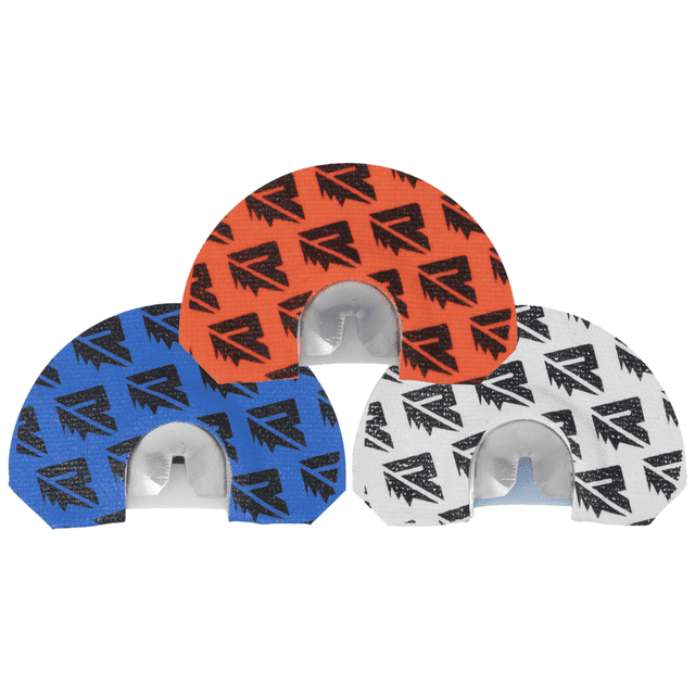 Riven Rebel Series Diaphragm Elk Call, White/Orange/Blue Rosie/Tremor/RS1 3 Pack - 65235 Riven Rebel Series Diaphragm Elk Call, White/Orange/Blue Rosie/Tremor/RS1 3 Pack - 65235