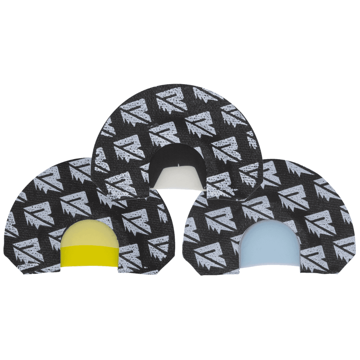 Riven Origin Series Elk Diaphragm Call, Black/White Single Lady / Black Ice / Stratum 3 Pack - 65240 Riven Origin Series Elk Diaphragm Call, Black/White Single Lady / Black Ice / Stratum 3 Pack - 65240