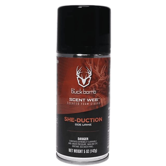 The Buck Bomb She-Duction Doe Urine, Scented 5oz Aerosol - HSBBSWSHEDUC The Buck Bomb She-Duction Doe Urine, Scented 5oz Aerosol - HSBBSWSHEDUC