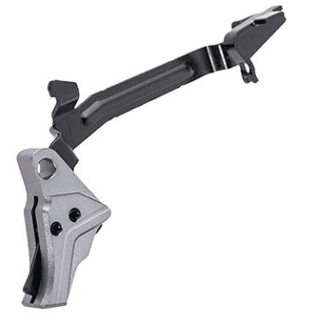 Tyrant CNC I.T.T.S Trigger/Bar, Grey/Black Aluminum Fits Glock Gen3-4 - TDGTRIG34GREYBLACKBAR Tyrant CNC I.T.T.S Trigger/Bar, Grey/Black Aluminum Fits Glock Gen3-4 - TDGTRIG34GREYBLACKBAR