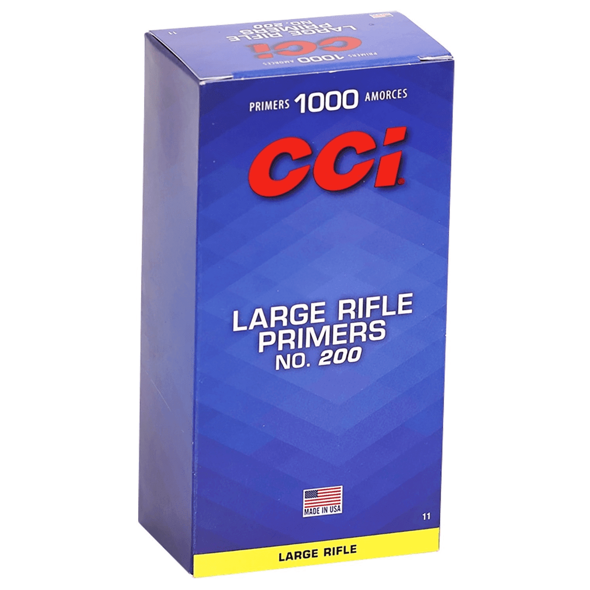 CCI Standard Rifle Primers, No. 200 Large Rifle Multi Caliber 1000/Box 5 Box/Case - 0011 CCI Standard Rifle Primers, No. 200 Large Rifle Multi Caliber 1000/Box 5 Box/Case - 0011
