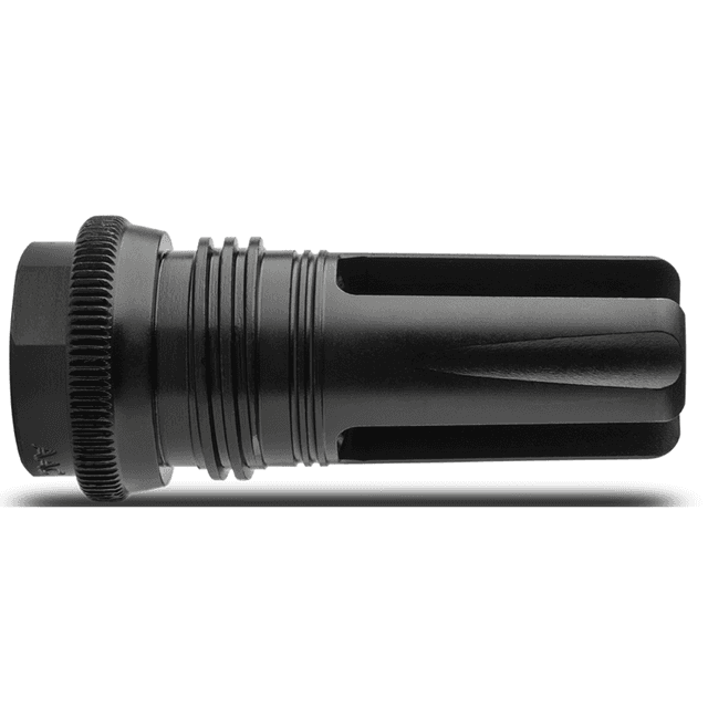 Advanced Armament Company 90T SR Flash Hider, SCARmor Steel 1/2"x28 Thread 5.56 NATO - 64242 Advanced Armament Company 90T SR Flash Hider, SCARmor Steel 1/2"x28 Thread 5.56 NATO - 64242