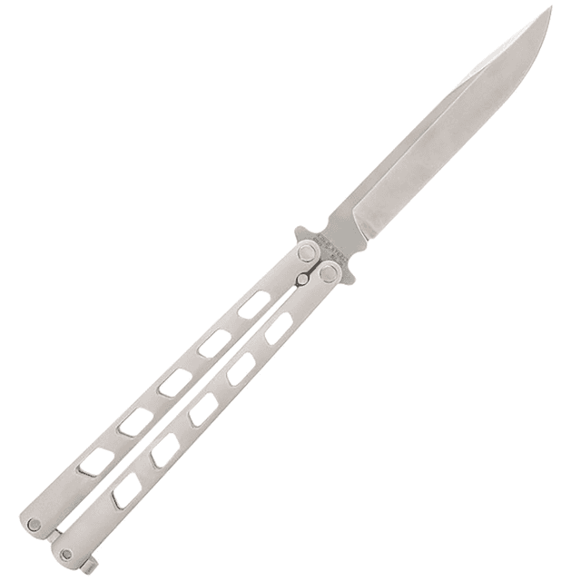 Cold Steel Arc Angel Balisong Butterfly Knife, 5.45" Folding Clip Point Plain Satin S35VN SS Blade Aluminum Handle - CSFL43ARC Cold Steel Arc Angel Balisong Butterfly Knife, 5.45" Folding Clip Point Plain Satin S35VN SS Blade Aluminum Handle - CSFL43ARC