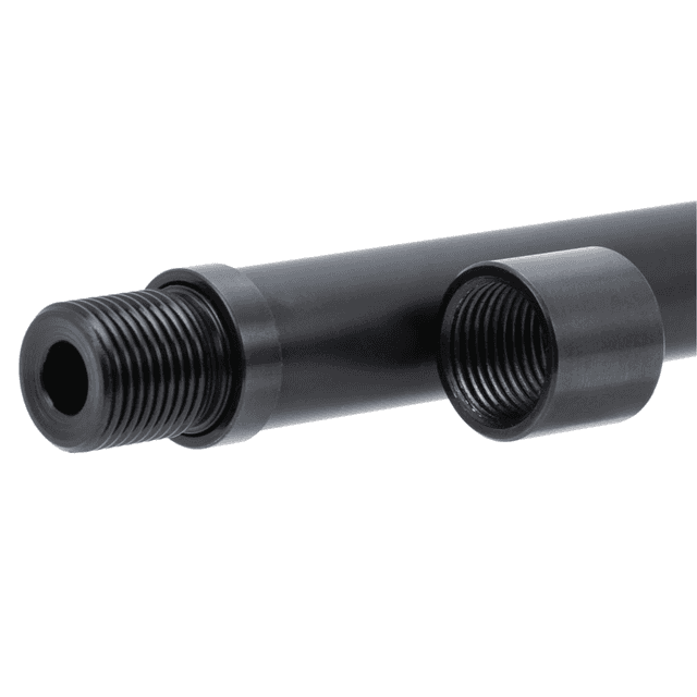 Faxon Firearms Modified Light Palma Profile Barrel, 16" Black Salt Bath Nitride 416-R Stainless Barrel 8.6 Blackout - 110B863N16NMQ Faxon Firearms Modified Light Palma Profile Barrel, 16" Black Salt Bath Nitride 416-R Stainless Barrel 8.6 Blackout - 110B863N16NMQ