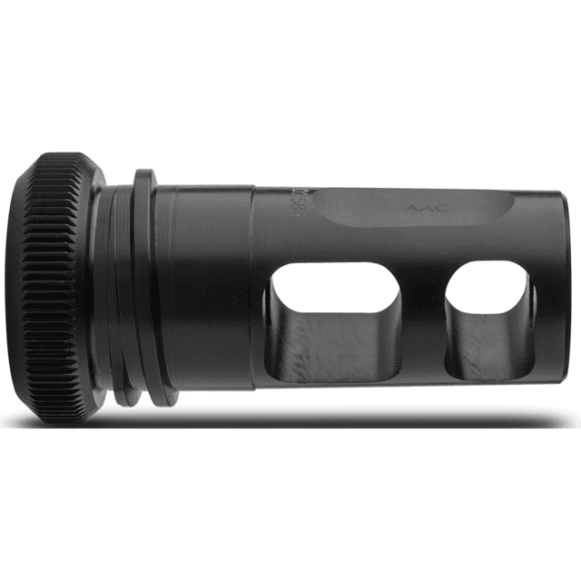 Advanced Armament MK-SD Muzzle Brake, Black SCARmor Steel 1/2x28 Thread for 7.62mm - 65017 Advanced Armament MK-SD Muzzle Brake, Black SCARmor Steel 1/2x28 Thread for 7.62mm - 65017