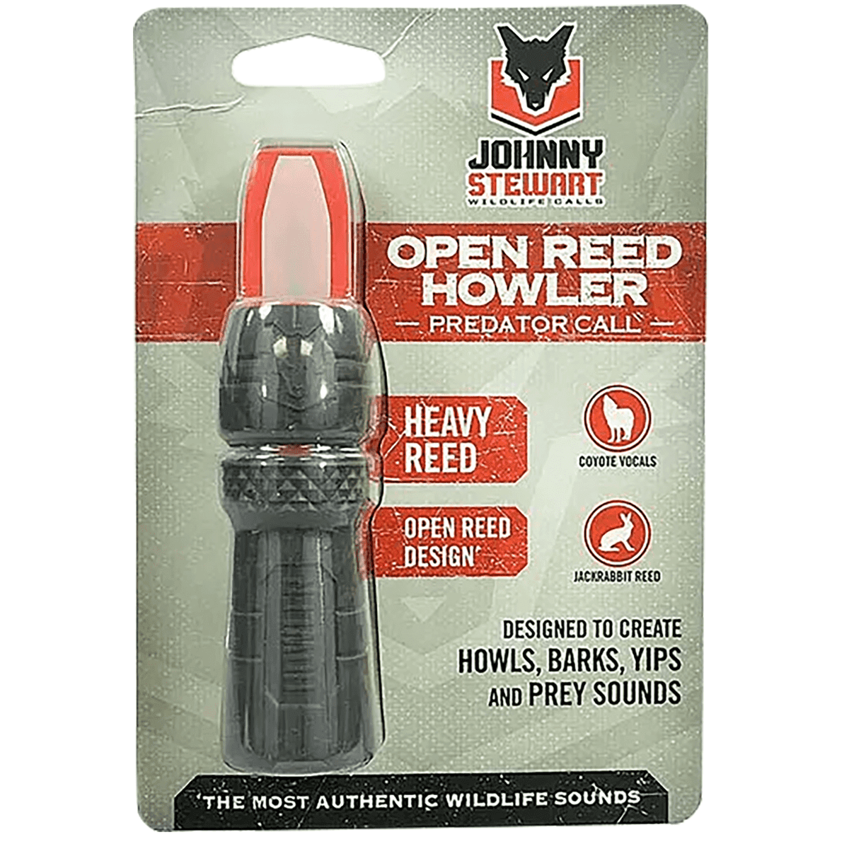 Hunters Specialties Open Reed Howler Call, Heavy Reed Open Reed Design Howls/ Barks/ Yips/ Prey Sounds - HSJSORHOWL Hunters Specialties Open Reed Howler Call, Heavy Reed Open Reed Design Howls/ Barks/ Yips/ Prey Sounds - HSJSORHOWL