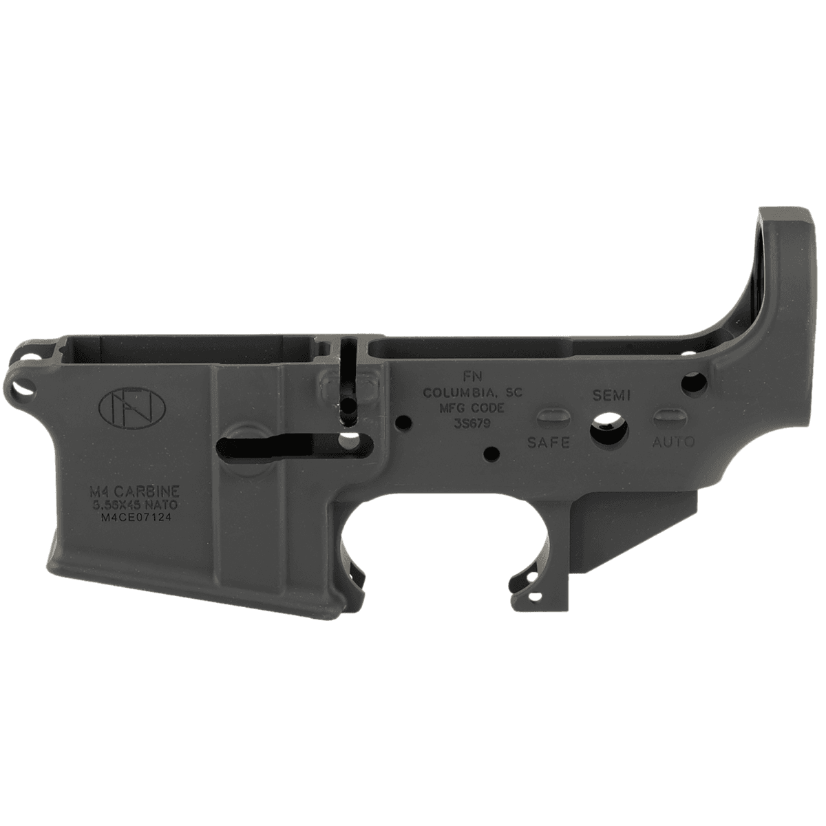 FN FN15 Military Collector M4 Stripped Lower Receiver, Black Anodized Aluminum Semi-Automatic for M4/M16 - 20100821 FN FN15 Military Collector M4 Stripped Lower Receiver, Black Anodized Aluminum Semi-Automatic for M4/M16 - 20100821