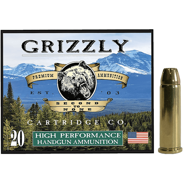 Grizzly Ammo Jacketed Hollow Point Ammo, +P 148gr 20 Per Box/10 Case 38 Special - GC38SP+P3 Grizzly Ammo Jacketed Hollow Point Ammo, +P 148gr 20 Per Box/10 Case 38 Special - GC38SP+P3
