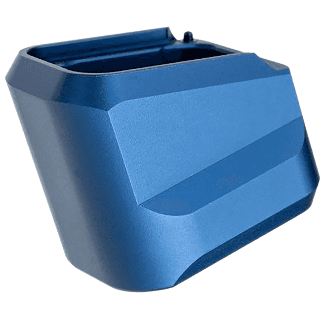 Tyrant CNC Magazine Extension, 5rd Blue Aluminum Fits H&K VP9/VP40/VP30 - TDVP9MAGEXBLUE Tyrant CNC Magazine Extension, 5rd Blue Aluminum Fits H&K VP9/VP40/VP30 - TDVP9MAGEXBLUE