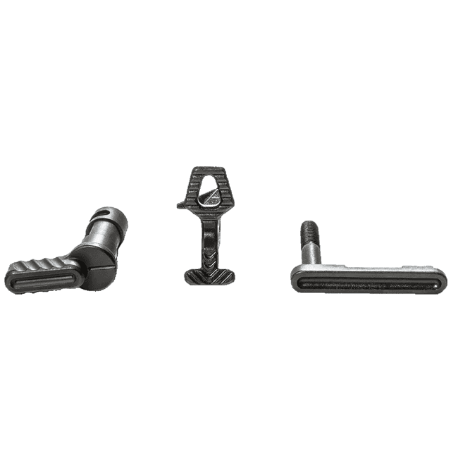 Battle Arms Development Lower Parts Kit, Black Steel 3 Piece Fits AR15 / M4 / M16 - BAD-LPK-PK3 Battle Arms Development Lower Parts Kit, Black Steel 3 Piece Fits AR15 / M4 / M16 - BAD-LPK-PK3