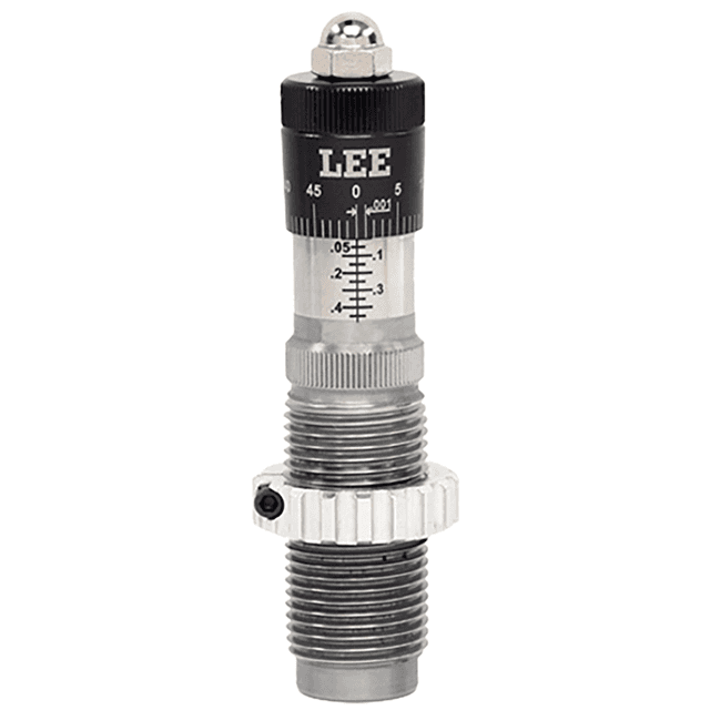 Lee Precision Micrometer Bullet Seating Die, Black/Clear 6mm Creedmoor Rifle - 92247 Lee Precision Micrometer Bullet Seating Die, Black/Clear 6mm Creedmoor Rifle - 92247