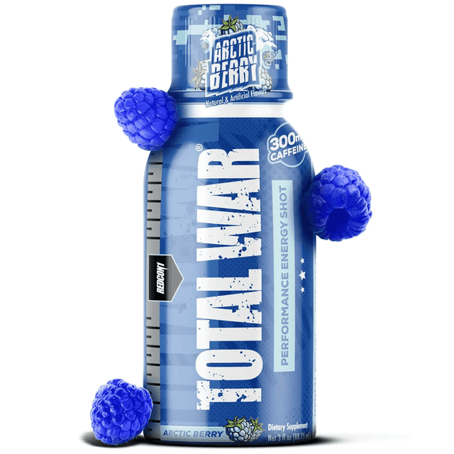 Redcon1 Total War Energy Shots, Artic Berry 3 oz 12 Pack - RC1TWSAB Redcon1 Total War Energy Shots, Artic Berry 3 oz 12 Pack - RC1TWSAB
