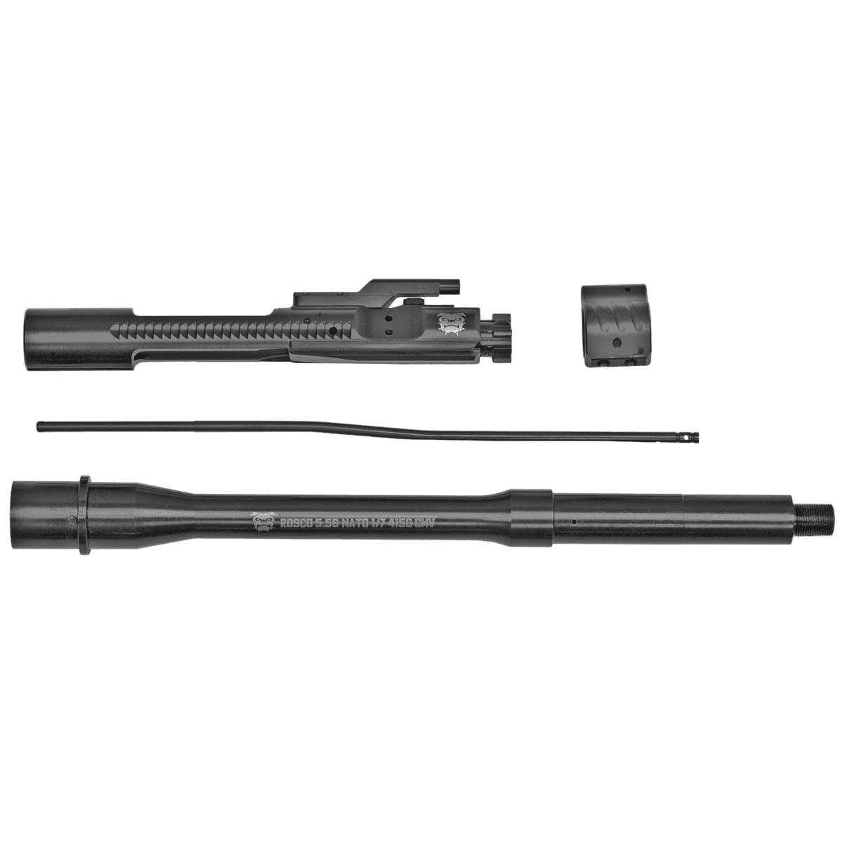 Rosco Manufacturing Bloodline Sauce Pack, 11.50'' 4150 Chrome Moly Steel Barrel 1/2"x28 Thread BCG Gas Block Gas Tube for 5.56 NATO - SP-BL-115-556-BCG-GTC Rosco Manufacturing Bloodline Sauce Pack, 11.50'' 4150 Chrome Moly Steel Barrel 1/2"x28 Thread BCG Gas Block Gas Tube for 5.56 NATO - SP-BL-115-556-BCG-GTC