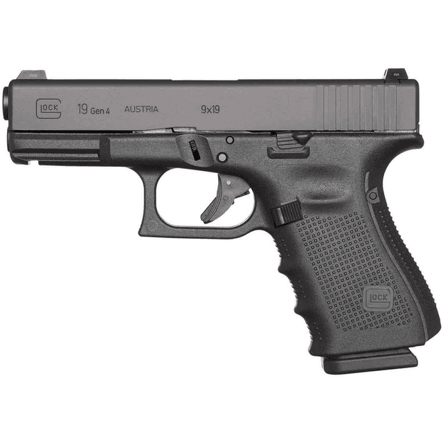 Glock UG1950713 G19 Gen4 Compact 9mm Luger 15+1 4.02" Pistol Glock UG1950713 G19 Gen4 Compact 9mm Luger 15+1 4.02" Pistol