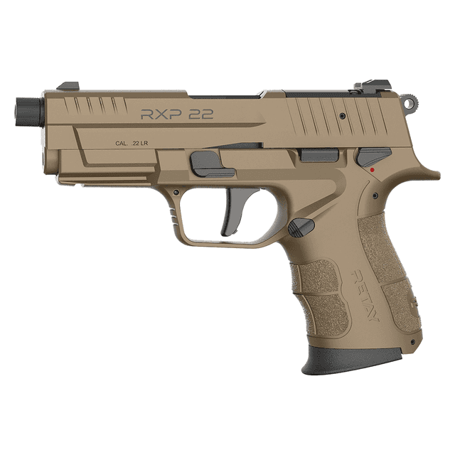 Retay USA RXP22FDE10TH RXP 22 LR 10+1 4" Flat Dark Earth Handgun Retay USA RXP22FDE10TH RXP 22 LR 10+1 4" Flat Dark Earth Handgun
