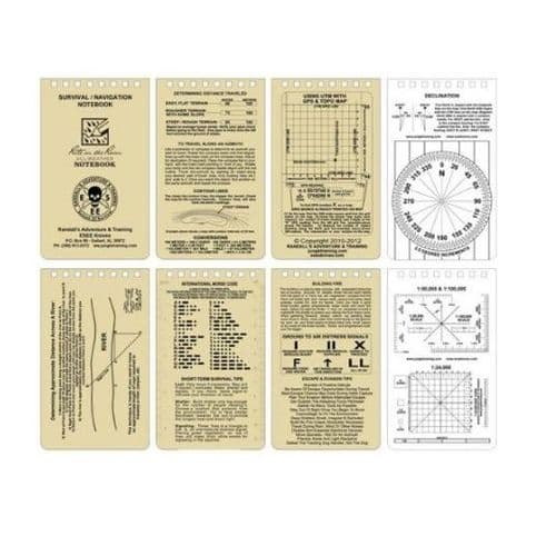 ESEE Rite in the Rain Survival/Navigation Notepad ESEE Rite in the Rain Survival/Navigation Notepad