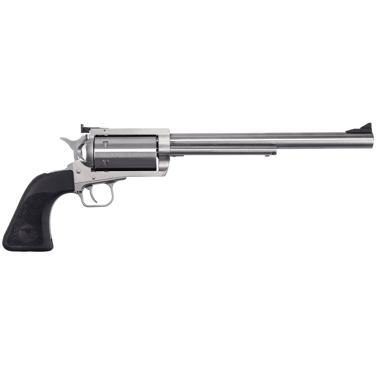 Magnum Research BFR Revolver, 10" Brushed Stainless Steel Barrel & Cylinder Stainless Steel Frame Black Hogue Rubber Grip Exposed Hammer Extra Large 6 Shot 30-30 Win - BFR30306 Magnum Research BFR Revolver, 10" Brushed Stainless Steel Barrel & Cylinder Stainless Steel Frame Black Hogue Rubber Grip Exposed Hammer Extra Large 6 Shot 30-30 Win - BFR30306