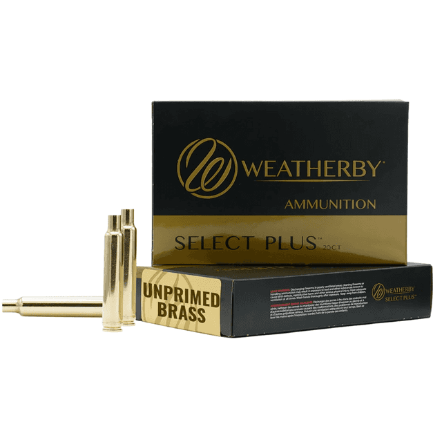 Weatherby Select Plus Unprimed Brass, Brass 20/Box 6.5 Wthby RPM Rifle - BRASS65RPM20CT Weatherby Select Plus Unprimed Brass, Brass 20/Box 6.5 Wthby RPM Rifle - BRASS65RPM20CT