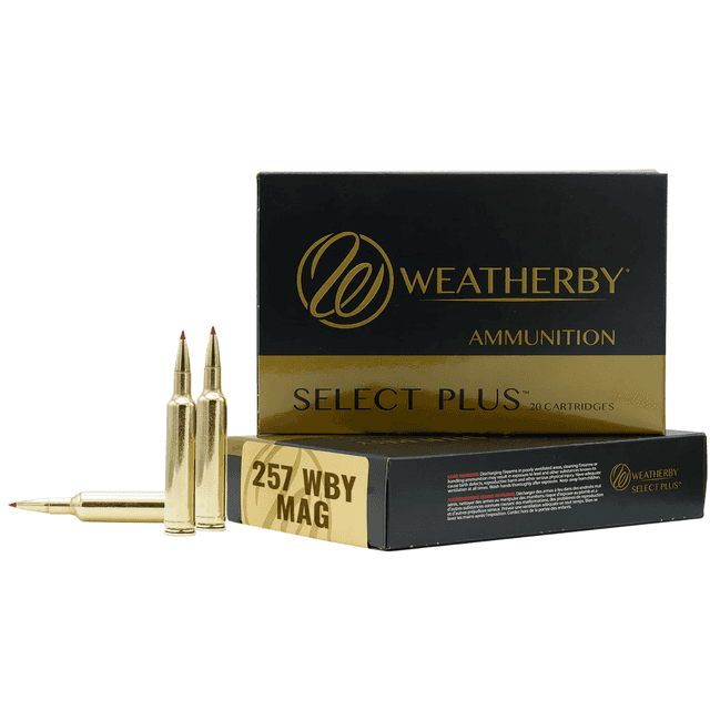 Weatherby Select Plus Rifle Ammo, 92gr Hammer Custom 20 Per Box/10 Case 257 WthbyMag - M25792HCB Weatherby Select Plus Rifle Ammo, 92gr Hammer Custom 20 Per Box/10 Case 257 WthbyMag - M25792HCB
