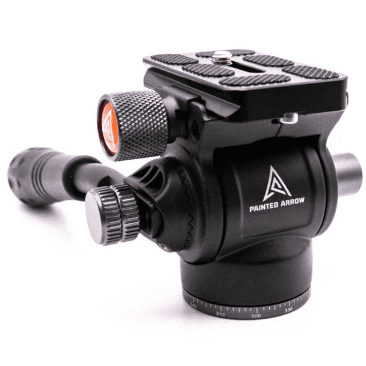 Painted Arrow FH1 Tripod Fluid Head, Black Mounts Optics Includes Arca-Swiss Mounting Plate 1 / 4-20 Thread Adapter - MAGFH1 Painted Arrow FH1 Tripod Fluid Head, Black Mounts Optics Includes Arca-Swiss Mounting Plate 1 / 4-20 Thread Adapter - MAGFH1