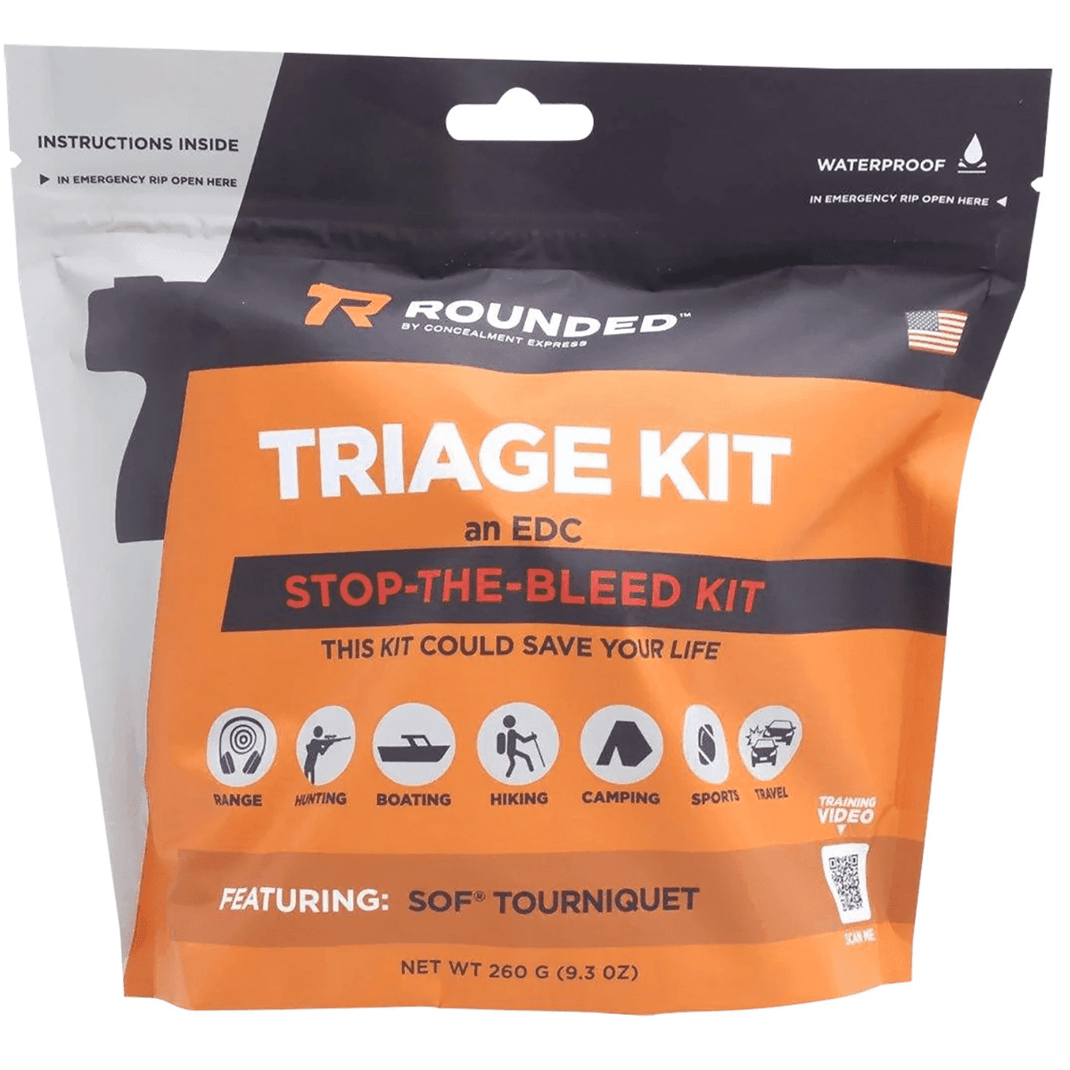 Rounded Gear Triage Kit, EDC Includes Soft Tourniquet - RANGE TRIAGE KIT Rounded Gear Triage Kit, EDC Includes Soft Tourniquet - RANGE TRIAGE KIT
