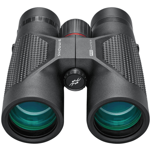 Simmons ProHunter Binoculars, Matte Black 8x42mm IPX7 Waterproof & Fog-Proof - SPH842 Simmons ProHunter Binoculars, Matte Black 8x42mm IPX7 Waterproof & Fog-Proof - SPH842