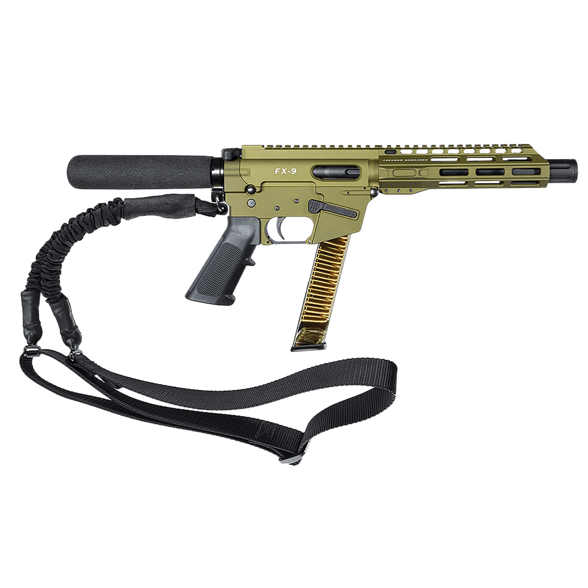 Freedom Ordnance FX9P8T-ODG FX9P 9mm Luger 31+1 8" OD Green Pistol Freedom Ordnance FX9P8T-ODG FX9P 9mm Luger 31+1 8" OD Green Pistol