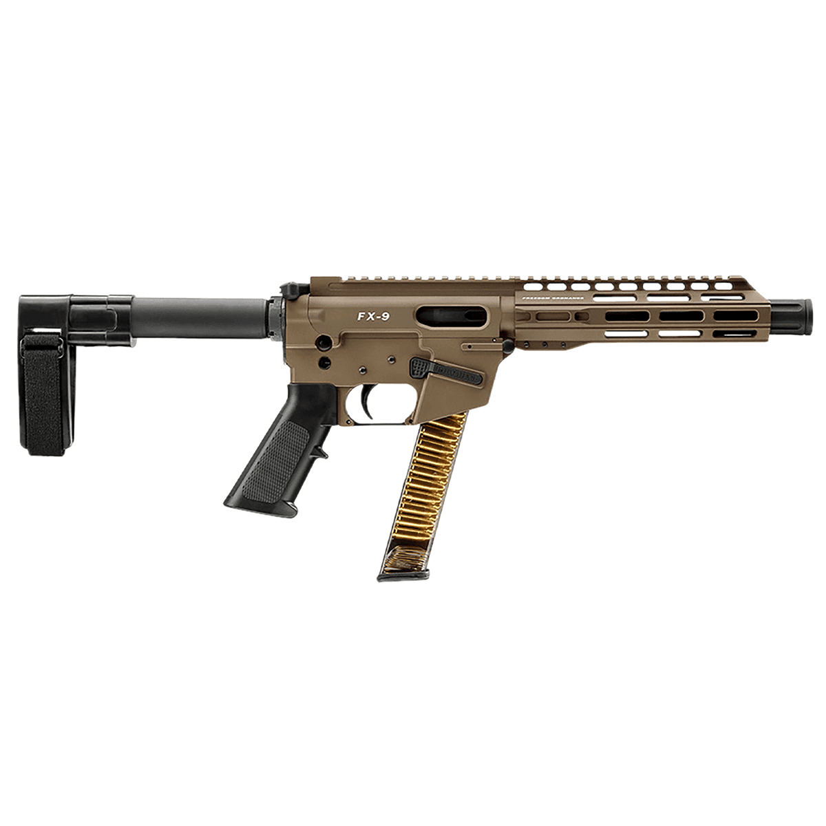Freedom Ordnance FX9P8SBM-FDE FX9P 9mm Luger 8" Flat Dark Earth Pistol Freedom Ordnance FX9P8SBM-FDE FX9P 9mm Luger 8" Flat Dark Earth Pistol