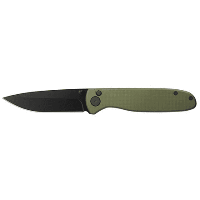 Outdoor Edge Dirk Folding Carry Knife, 3.25" Drop-point Blade Anodized Aluminum Handle Deep Carry Pocket Clip - DK1C Outdoor Edge Dirk Folding Carry Knife, 3.25" Drop-point Blade Anodized Aluminum Handle Deep Carry Pocket Clip - DK1C
